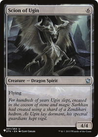 Scion of Ugin - The List Reprints (LIST) #001/264 - Uncommon Magic: The Gathering Trading Card