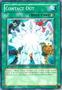 Contact Out - Gladiator's Assault (GLAS) #GLAS-EN045 - Common / Short Print YuGiOh Trading Card