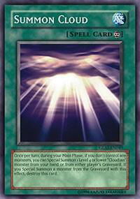 Summon Cloud - Gladiator's Assault (GLAS) #GLAS-EN049 - Common / Short Print YuGiOh Trading Card