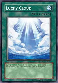 Lucky Cloud - Gladiator's Assault (GLAS) #GLAS-EN050 - Common / Short Print YuGiOh Trading Card