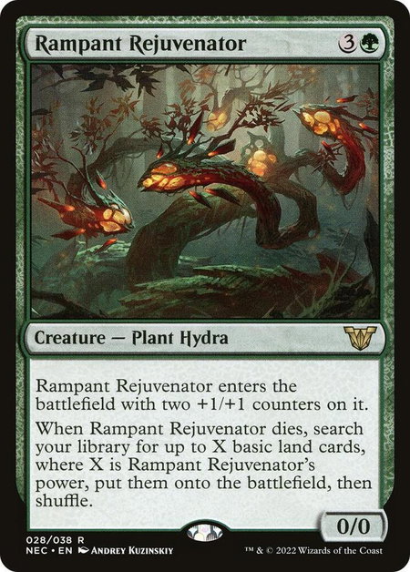 Rampant Rejuvenator - Commander: Kamigawa: Neon Dynasty Magic: The Gathering trading card