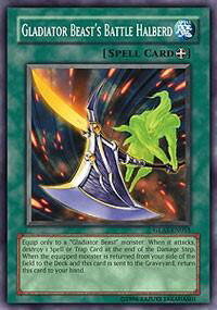 Gladiator Beast's Battle Halberd - Gladiator's Assault (GLAS) #GLAS-EN055 - Common / Short Print YuGiOh Trading Card