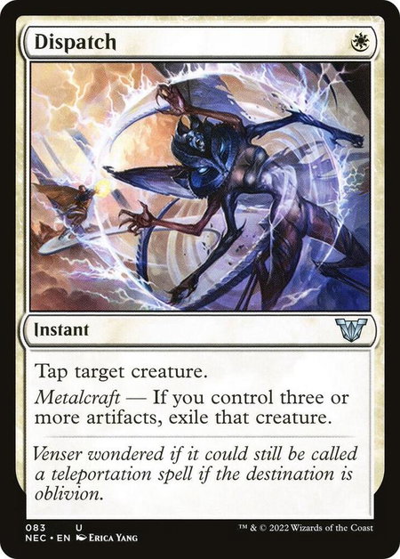 Dispatch - Commander: Kamigawa: Neon Dynasty Magic: The Gathering trading card