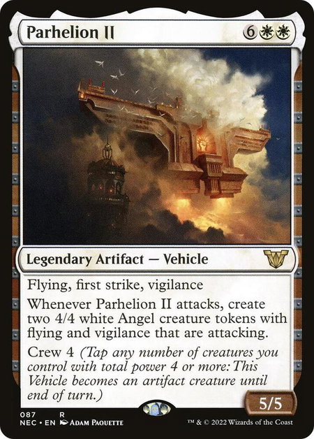 Parhelion II - Commander: Kamigawa: Neon Dynasty Magic: The Gathering trading card