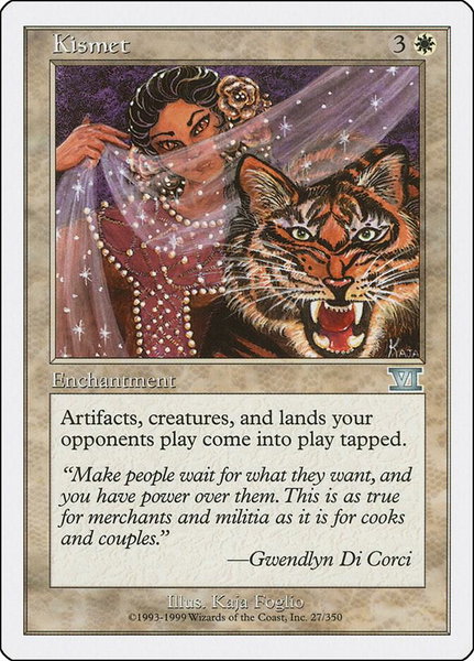 Kismet - Classic Sixth Edition Magic: The Gathering trading card