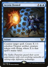 Access Denied - Commander: Kamigawa: Neon Dynasty (NEC) #11 - Rare Magic: The Gathering Trading Card