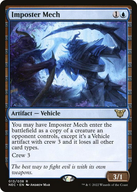 Imposter Mech - Commander: Kamigawa: Neon Dynasty Magic: The Gathering trading card