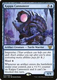 Kappa Cannoneer - Commander: Kamigawa: Neon Dynasty (NEC) #14 - Rare Magic: The Gathering Trading Card