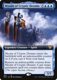 Myojin of Cryptic Dreams (Extended Art) - Commander: Kamigawa: Neon Dynasty (NEC) #52 - Rare Magic: The Gathering Trading Card