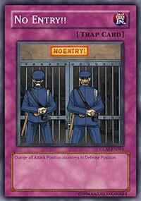 No Entry!! - Gladiator's Assault (GLAS) #GLAS-EN064 - Common / Short Print YuGiOh Trading Card
