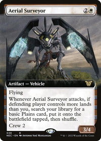 Aerial Surveyor (Extended Art) - Commander: Kamigawa: Neon Dynasty (NEC) #39 - Rare Magic: The Gathering Trading Card