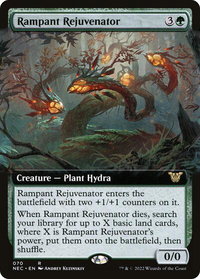 Rampant Rejuvenator (Extended Art) - Commander: Kamigawa: Neon Dynasty (NEC) #70 - Rare Magic: The Gathering Trading Card