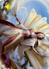 Imperial Subduer Art Card (Gold-Stamped Signature) - Art Series: Kamigawa: Neon Dynasty (ASNEO) #2 - Special Magic: The Gathering Trading Card