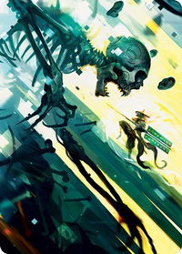 Repel the Vile Art Card - Art Series: Kamigawa: Neon Dynasty (ASNEO) #4 - Special Magic: The Gathering Trading Card