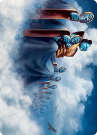 Myojin of Cryptic Dreams Art Card - Art Series: Kamigawa: Neon Dynasty (ASNEO) #7 - Special Magic: The Gathering Trading Card