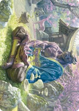 Kosei, Penitent Warlord Art Card trading card from Art Series: Kamigawa: Neon Dynasty Kosei, Penitent Warlord Art Card - Art Series: Kamigawa: Neon Dynasty Magic: The Gathering trading card