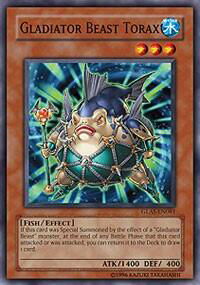 Gladiator Beast Torax - Gladiator's Assault (GLAS) #GLAS-EN081 - Super Rare YuGiOh Trading Card