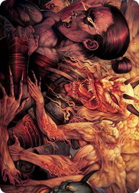 Gift of Wrath Art Card - Art Series: Kamigawa: Neon Dynasty (ASNEO) #11 - Special Magic: The Gathering Trading Card