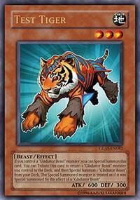 Test Tiger - Gladiator's Assault (GLAS) #GLAS-EN082 - Ultra Rare YuGiOh Trading Card