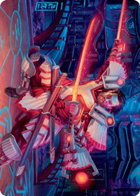 Isshin, Two Heavens as One Art Card (14/81) - Art Series: Kamigawa: Neon Dynasty (ASNEO) #14 - Special Magic: The Gathering Trading Card