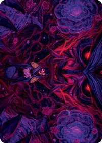 Reckoner Shakedown Art Card - Art Series: Kamigawa: Neon Dynasty (ASNEO) #18 - Special Magic: The Gathering Trading Card