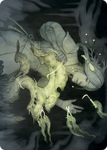 Careful Cultivation Art Card - Art Series: Kamigawa: Neon Dynasty (ASNEO) #21 - Special Magic: The Gathering Trading Card