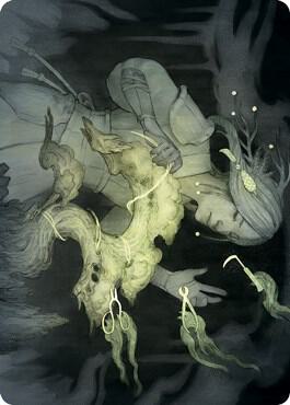 Careful Cultivation Art Card - Art Series: Kamigawa: Neon Dynasty Magic: The Gathering trading card