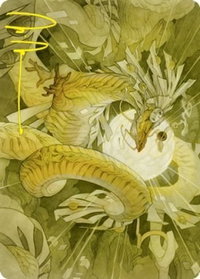 Brilliant Restoration Art Card (Gold-Stamped Signature) - Art Series: Kamigawa: Neon Dynasty (ASNEO) #22 - Special Magic: The Gathering Trading Card