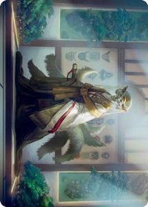 Light-Paws, Emperor's Voice Art Card - Art Series: Kamigawa: Neon Dynasty (ASNEO) #23 - Special Magic: The Gathering Trading Card