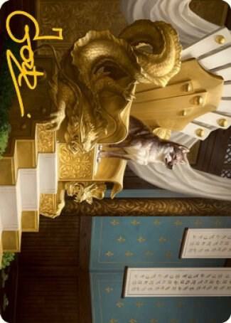 Yoshimaru, Ever Faithful Art Card (Gold-Stamped Signature) - Art Series: Kamigawa: Neon Dynasty Magic: The Gathering trading card