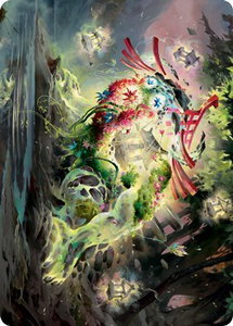 Go-Shintai of Life's Origin Art Card - Art Series: Kamigawa: Neon Dynasty (ASNEO) #26 - Special Magic: The Gathering Trading Card
