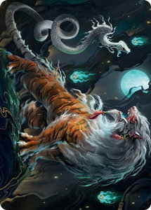 Gloomshrieker Art Card - Art Series: Kamigawa: Neon Dynasty (ASNEO) #28 - Special Magic: The Gathering Trading Card