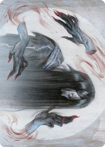 Clawing Torment Art Card - Art Series: Kamigawa: Neon Dynasty (ASNEO) #32 - Special Magic: The Gathering Trading Card