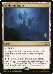 Voldaren Estate - Promo Pack: Kamigawa: Neon Dynasty (PPNEO) #267p - Rare Magic: The Gathering Trading Card