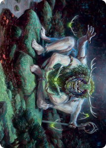 Myojin of Towering Might Art Card - Art Series: Kamigawa: Neon Dynasty (ASNEO) #34 - Special Magic: The Gathering Trading Card