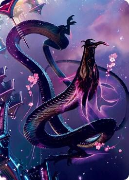 Junji, the Midnight Sky Art Card (38/81) - Art Series: Kamigawa: Neon Dynasty Magic: The Gathering trading card