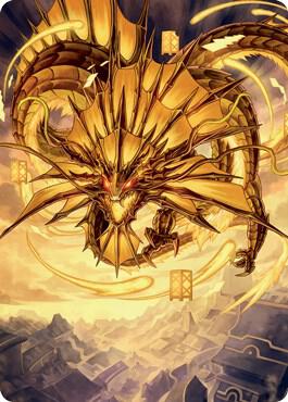 Ao, the Dawn Sky Art Card (46/81) trading card from Art Series: Kamigawa: Neon Dynasty Ao, the Dawn Sky Art Card (46/81) - Art Series: Kamigawa: Neon Dynasty Magic: The Gathering trading card