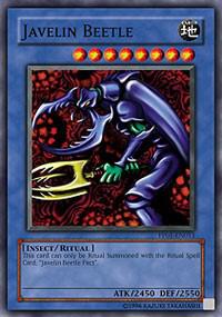 Javelin Beetle trading card from Premium Pack 1 Javelin Beetle - Premium Pack 1 YuGiOh trading card