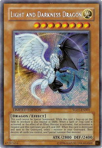Light and Darkness Dragon - Yu-Gi-Oh! GX Manga Promotional Cards  #YG01-EN001 - Secret Rare YuGiOh Trading Card