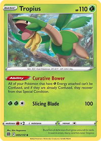 Tropius - SWSH09: Brilliant Stars (SWSH09) #005/172 - Uncommon Pokémon Trading Card
