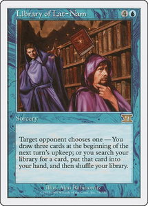 Library of Lat-Nam - Classic Sixth Edition (6ED) #78 - Rare Magic: The Gathering Trading Card