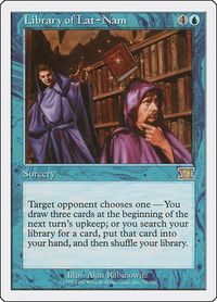 Library of Lat-Nam - Classic Sixth Edition (6ED) #78 - Rare Magic: The Gathering Trading Card