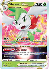 Shaymin VSTAR - SWSH09: Brilliant Stars (SWSH09) #014/172 - Ultra Rare Pokémon Trading Card