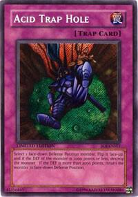 Acid Trap Hole trading card from Shadow of Infinity Acid Trap Hole - Shadow of Infinity YuGiOh trading card