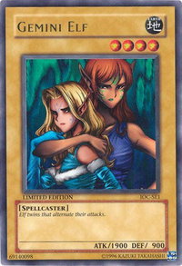 Gemini Elf - Invasion of Chaos (IOC) #IOC-SE1 - Ultra Rare YuGiOh Trading Card