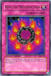 Ring of Destruction - Invasion of Chaos (IOC) #IOC-SE3 - Ultra Rare YuGiOh Trading Card