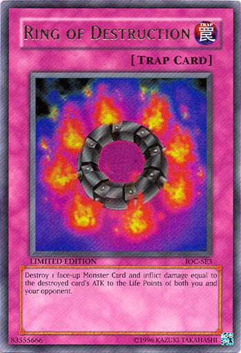 Ring of Destruction - Invasion of Chaos YuGiOh trading card
