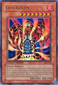 Lava Golem - Invasion of Chaos (IOC) #IOC-SE4 - Ultra Rare YuGiOh Trading Card