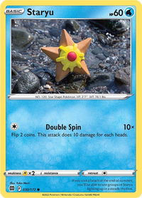 Staryu - SWSH09: Brilliant Stars (SWSH09) #030/172 - Common Pokémon Trading Card
