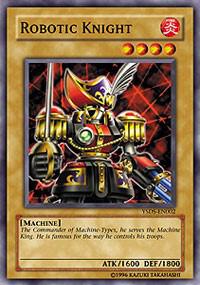 Robotic Knight trading card from Starter Deck: Syrus Truesdale Robotic Knight - Starter Deck: Syrus Truesdale YuGiOh trading card